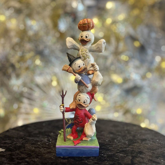 JIM SHORE DISNEY TRADITIONS - HUEY, DUEY & LOUIE TRICK OR TREATERS 6007079