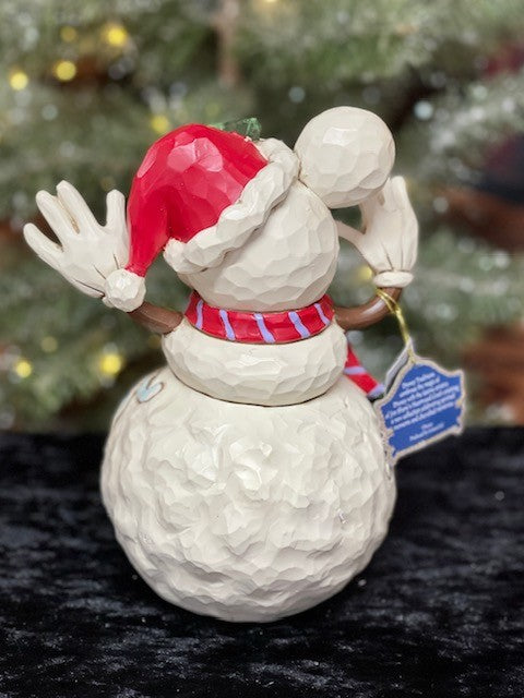 JIM SHORE DISNEY TRADITIONS SNOWY SMILES MICKEY 6008976