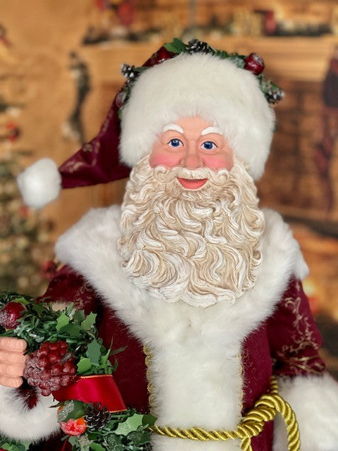 POSSIBLE DREAMS DECK THE HALLS LARGE SANTA 6008205