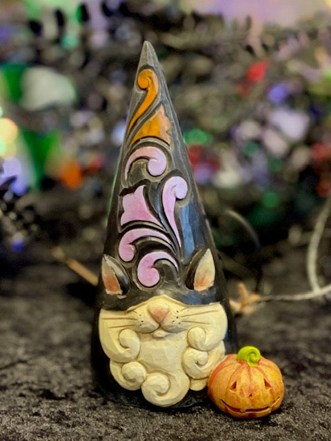 JIM SHORE HEARTWOOD CREEK BLACK CAT GNOME 6010672