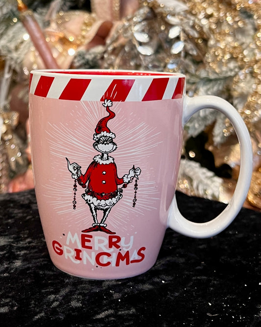 DEPT 56 - 12OZ MUG PINK MERY GRINCHMAS 6011526