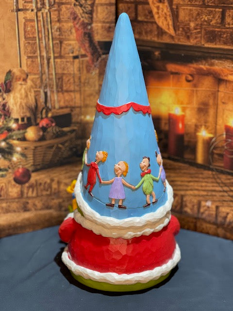 JIM SHORE - GRINCH GNOME STATUE 35CM 6010773