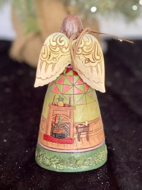 JIM SHORE HEARTWOOD CREEK 15CM ANGEL CHRISTMAS MORNING 6011163