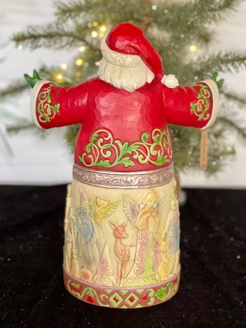 JIM SHORE HEARTWOOD CREEK 31CM 20TH ANNIVERSARY SANTA 6010829