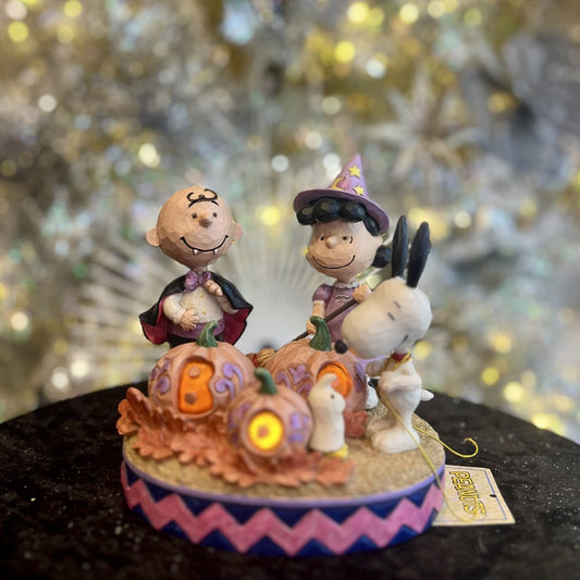JIM SHORE PEANUTS - HALLOWEEN GANG 6013037