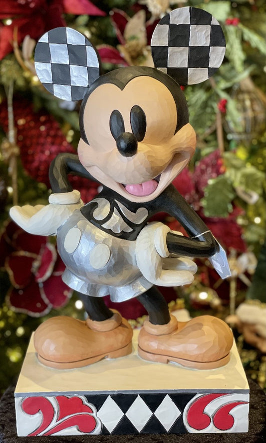 JIM SHORE DISNEY TRADITIONS - MICKEY STATUE 100 YRS 6013199