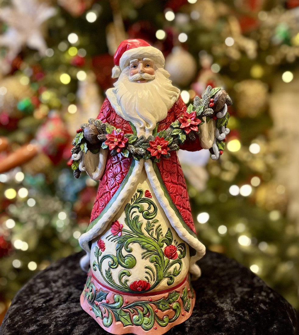 Figurine Goebel Père Noël – Fitz & Floyd – Noël – Rouge – Porcelaine – Neuve