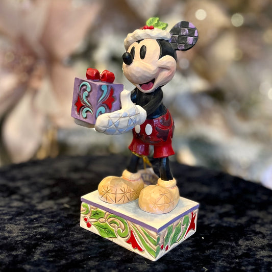 JIM SHORE DIISNEY TRADITIONS - MICKEY SECRET SANTA 6013060