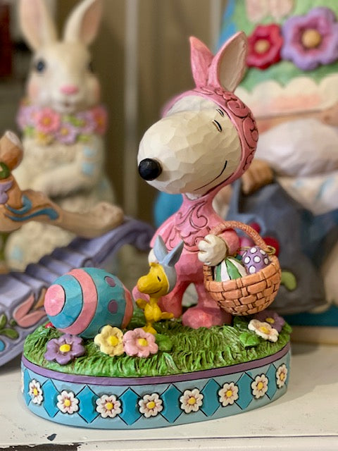 JIM SHORE - PEANUTS EASTER HOPPYNESS 6014343