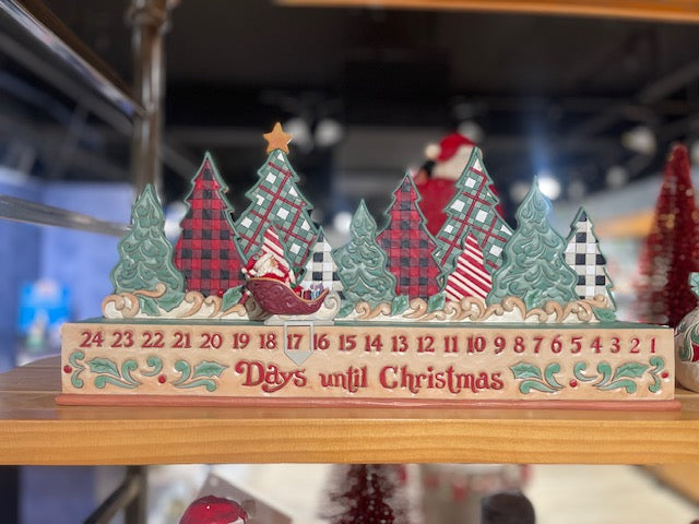 JIM SHORE HWC - HIGHLAND GLEN COUNTDOWN CALENDAR 6015450