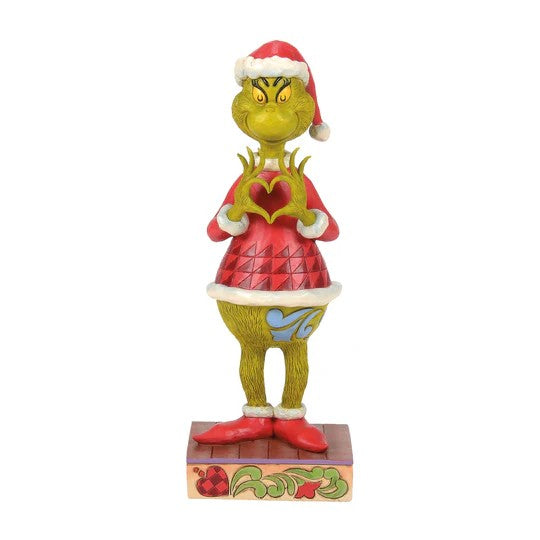 JIM SHORE GRINCH - GRINCH WITH HEART HANDS 6017062