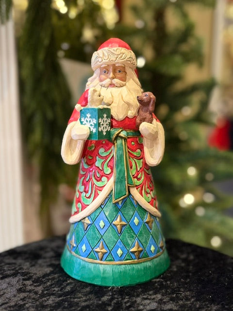 JIM SHORE HWC - SANTA RESCUE PETS 6019094