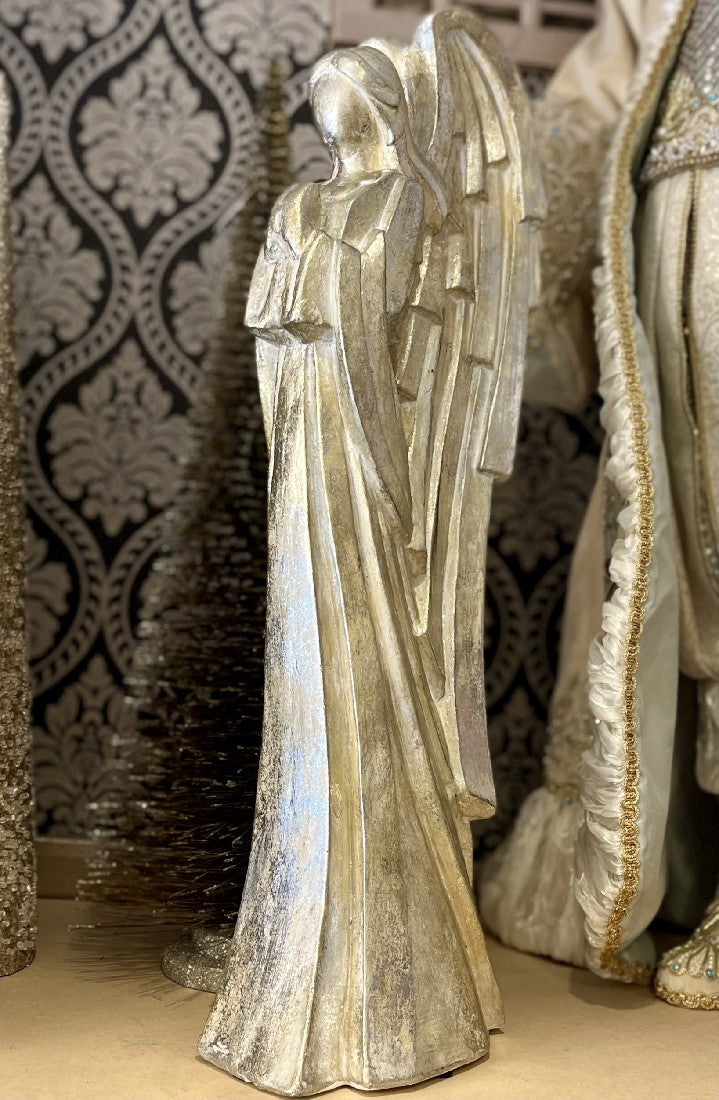 SET OF 2 CHAMPAGNE FACING ANGELS 3716130