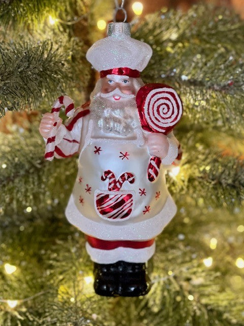 PEPPERMINT SANTA HANGING ORNAMENT 4152883