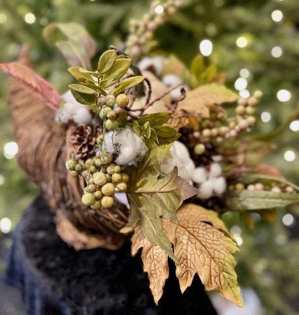DRIED AUTUMN CORNUCOPIA