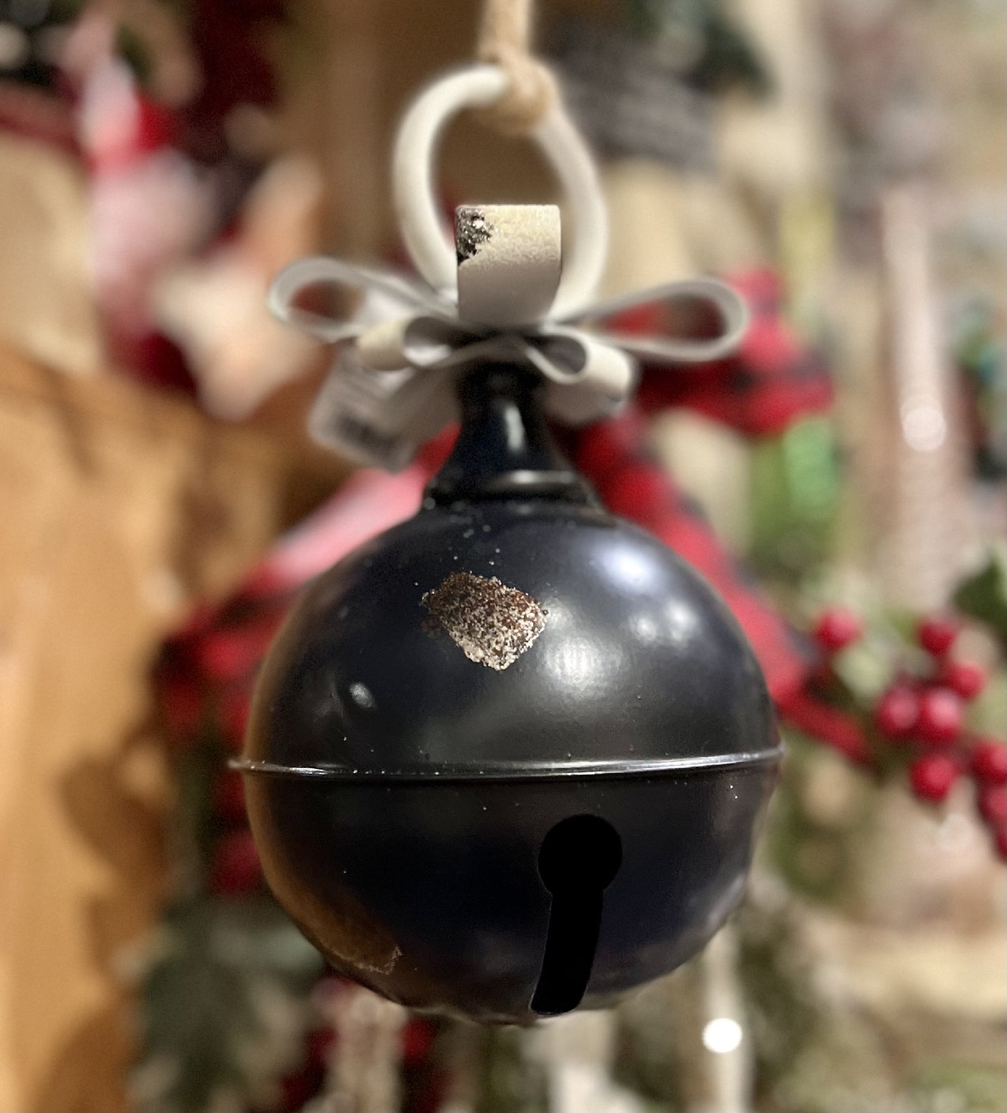 7 INCH BLUE JINGLE BELL HANGING 4221327