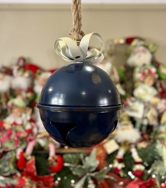 BLUE JINGLE BELL HANGING ORNAMENT 4221326