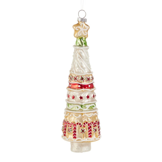 GINGERBREAD GLASS TREE ORNAMENT 4520863