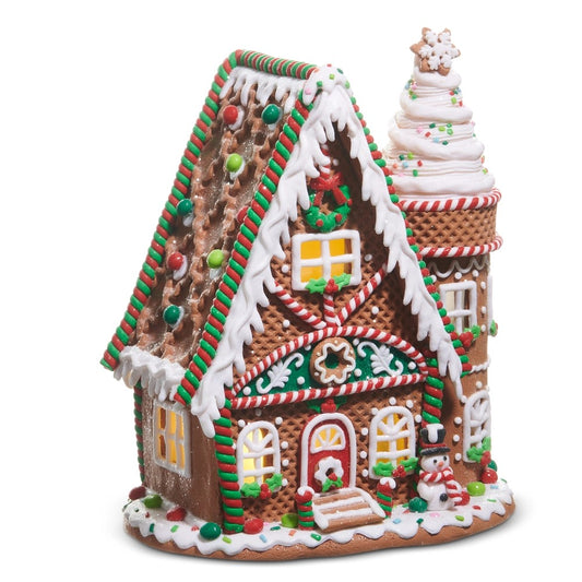 GINGERBREAD LED HOUSE WITH ICECREAM CHIMNEY 4516676