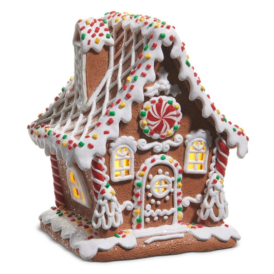 GINGERBREAD SPRINKLE LED HOUSE 4516332