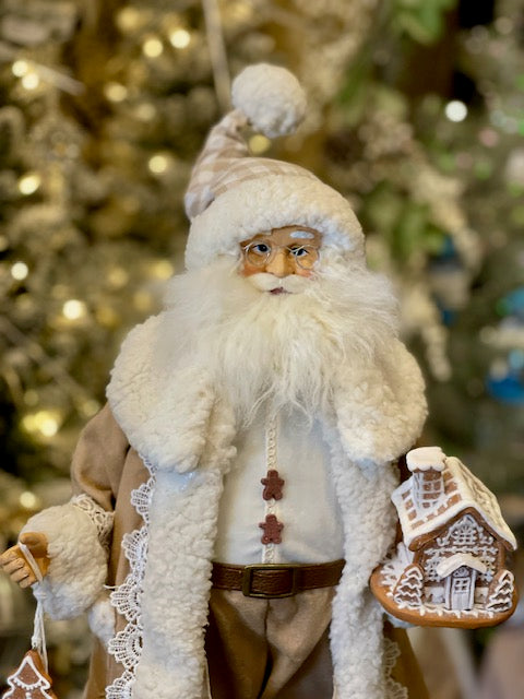 GINGERBREAD LANE GINGHAM SANTA 4415585