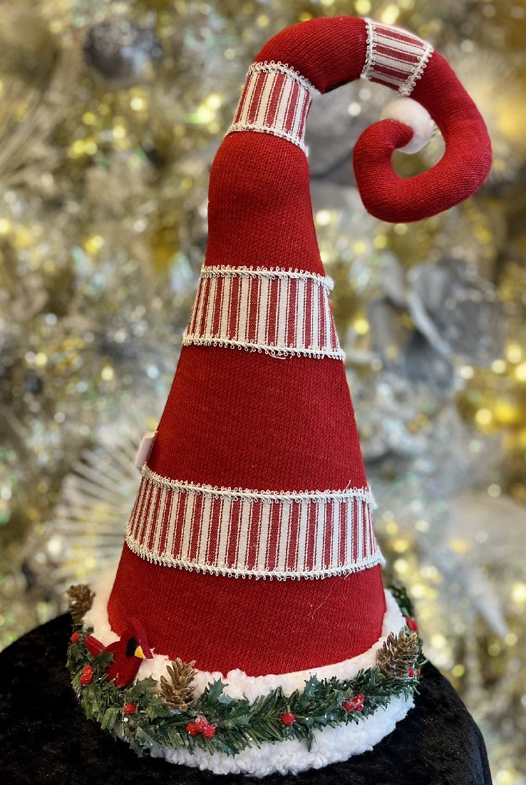 RAZ IMPORTS STRIPED GNOME HAT TOPPER 4216252 – Making Spirits Bright