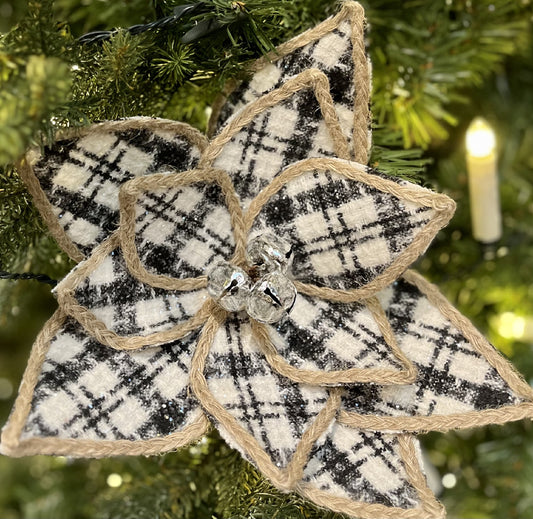 BLACK & WHITE POINSETTIA F4306712