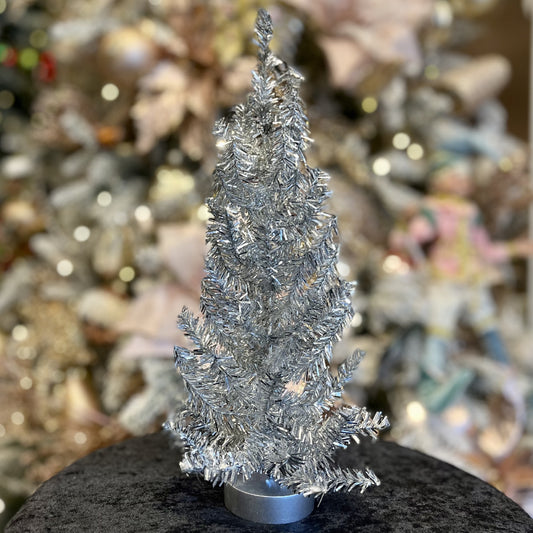 11INCH TINSEL TREE SILVER 4319196