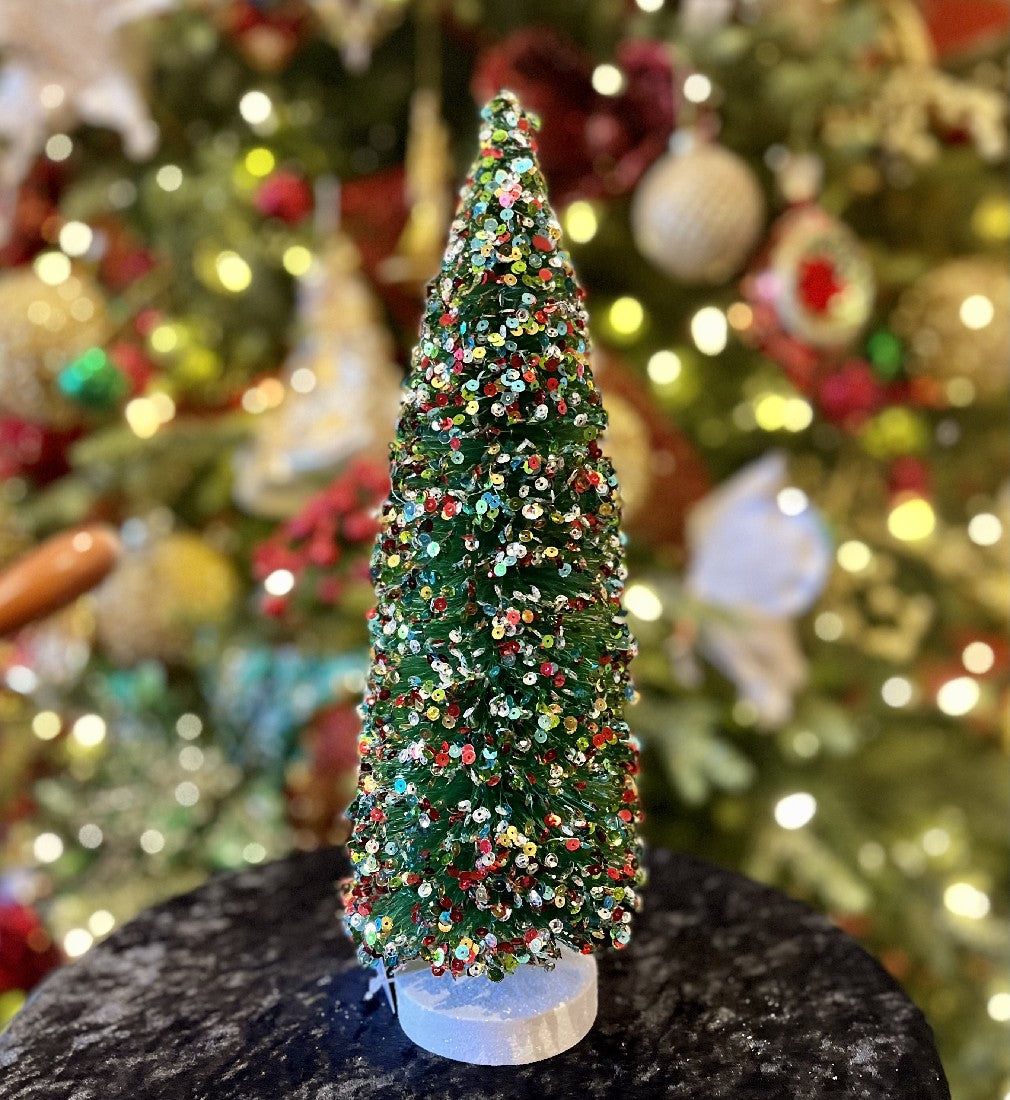 SEQUIN BOTTLE BRUSH TREE - LARGE 4219102