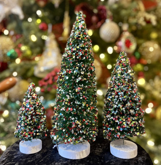 SEQUIN BOTTLE BRUSH TREE - LARGE 4219102