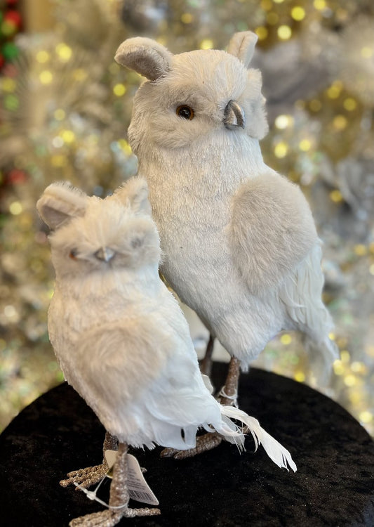 WINTER WHITE LARGE OWL 4203448