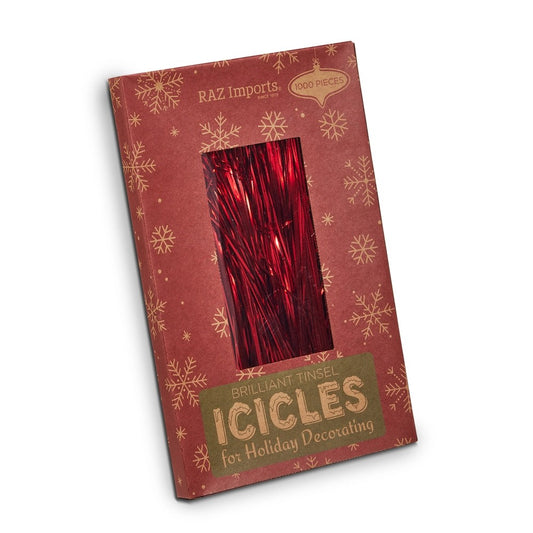 Trim Box Red Tinsel Strands 4550534
