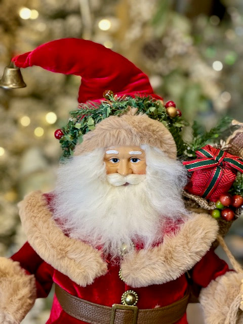 SANTA WOODLAND WITH FUR TRIM 4515537