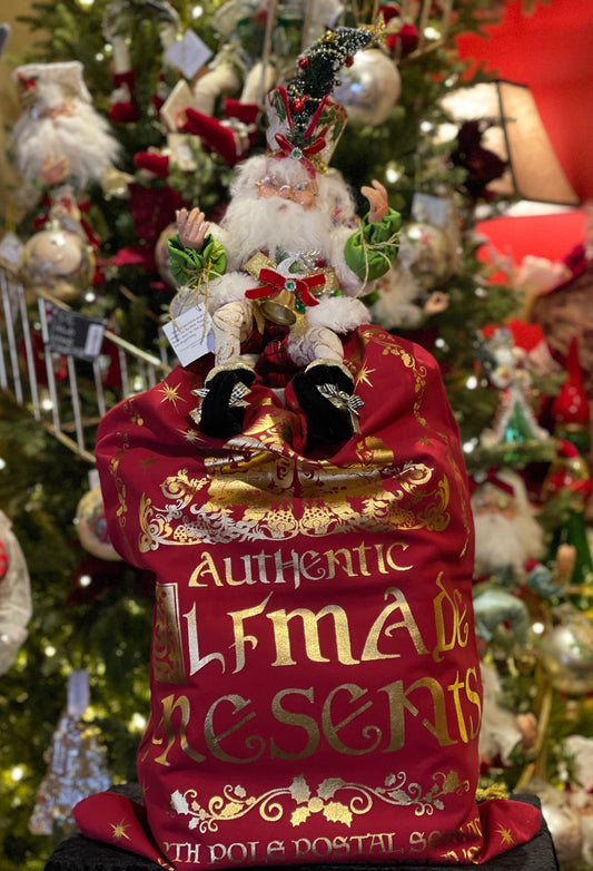 SANTA CLAUS BOOK OF SECRETS SANTA BAG 130404