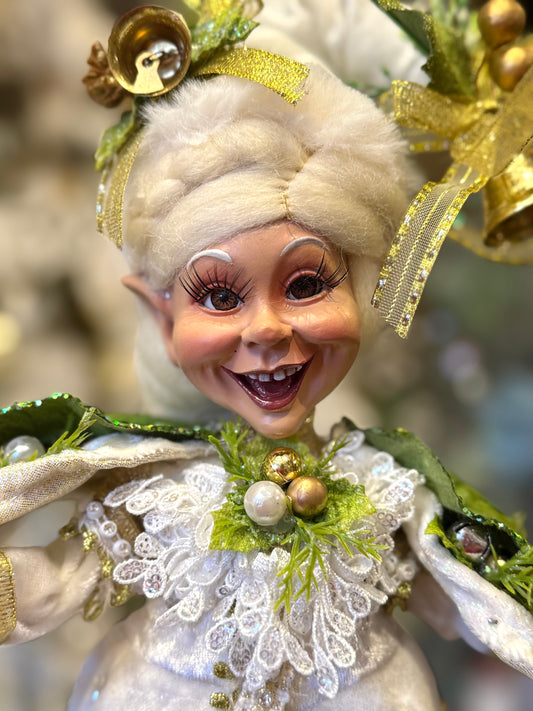 MARK ROBERTS - Small Snow Belle Elf on Base 51-64106