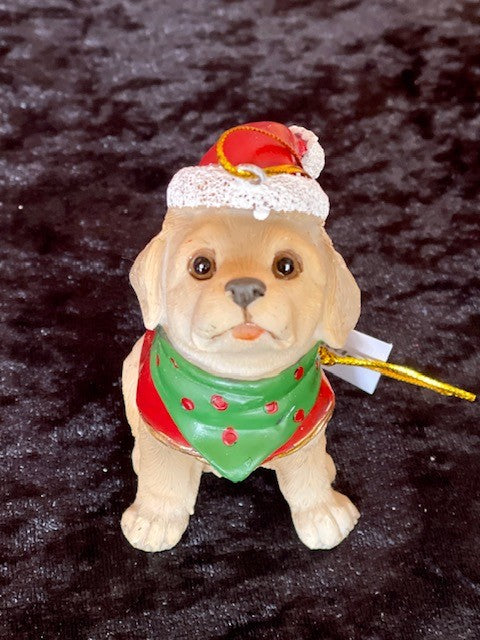 LABRADOR PUPPY ORNAMENT XKN59