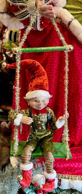 GREEN TINSEL MEDIUM SWING 39-20134