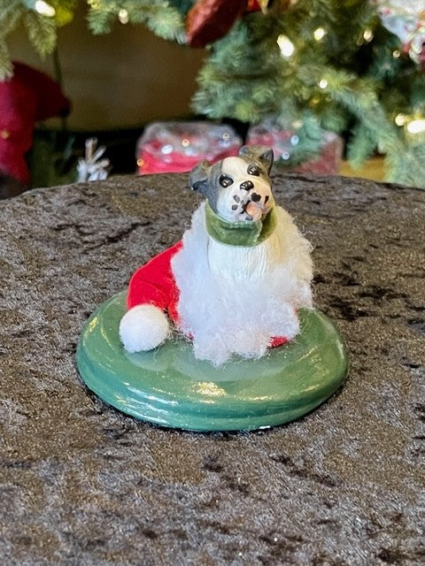 BYERS' CHOICE BOSTON TERRIER DOG