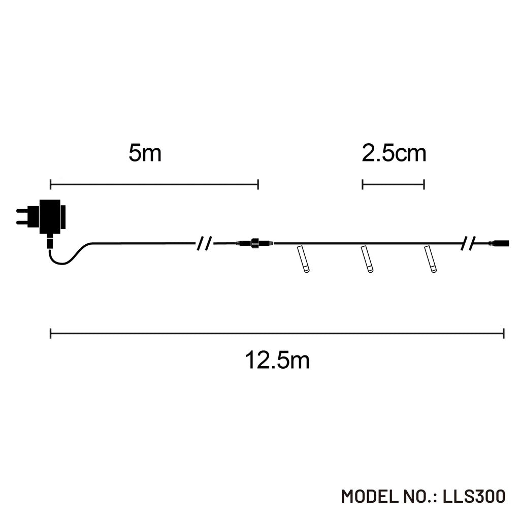 300 LED PREMIER MULTICOLOUR LIGHTING LLS300M