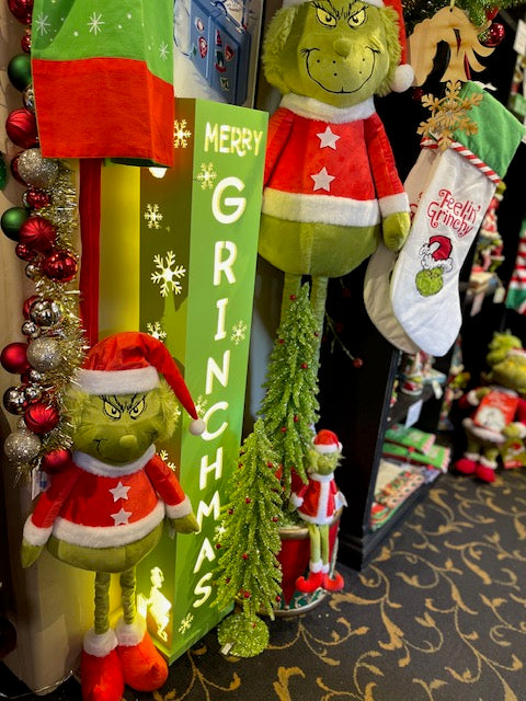 GRINCHMAS LED SIGN POST XGR84