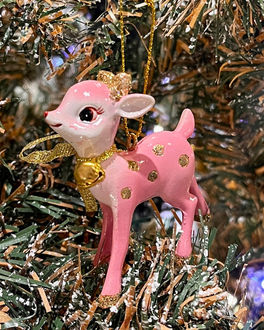 PINK & GOLD RETRO REINDEER B 4457653