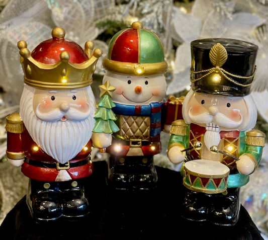 LED SNOWMAN NUTCRACKER XNUT01