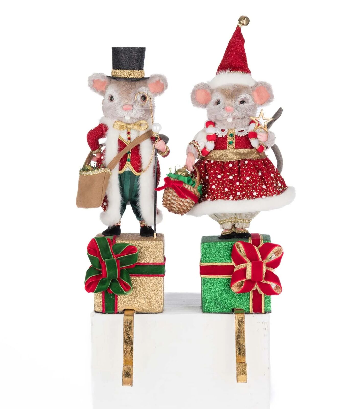 KATHERINE'S COLLECTION MRS MOUSE STOCKING HOLDER 28-528803