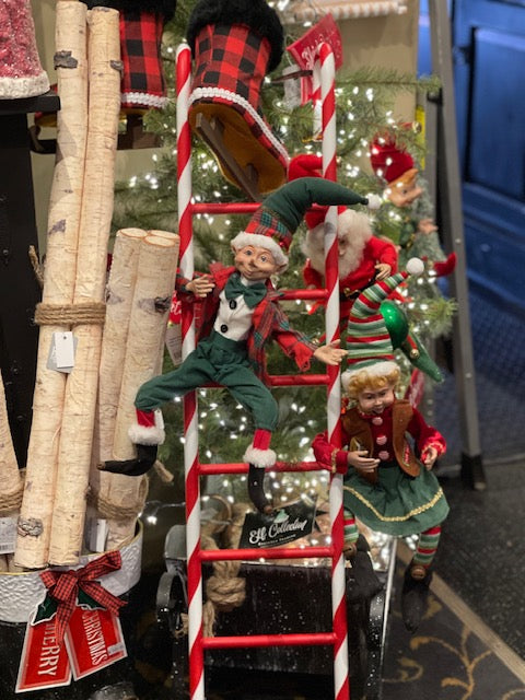 MARK ROBERTS 3FT CANDY STRIPE LADDER 88-79806