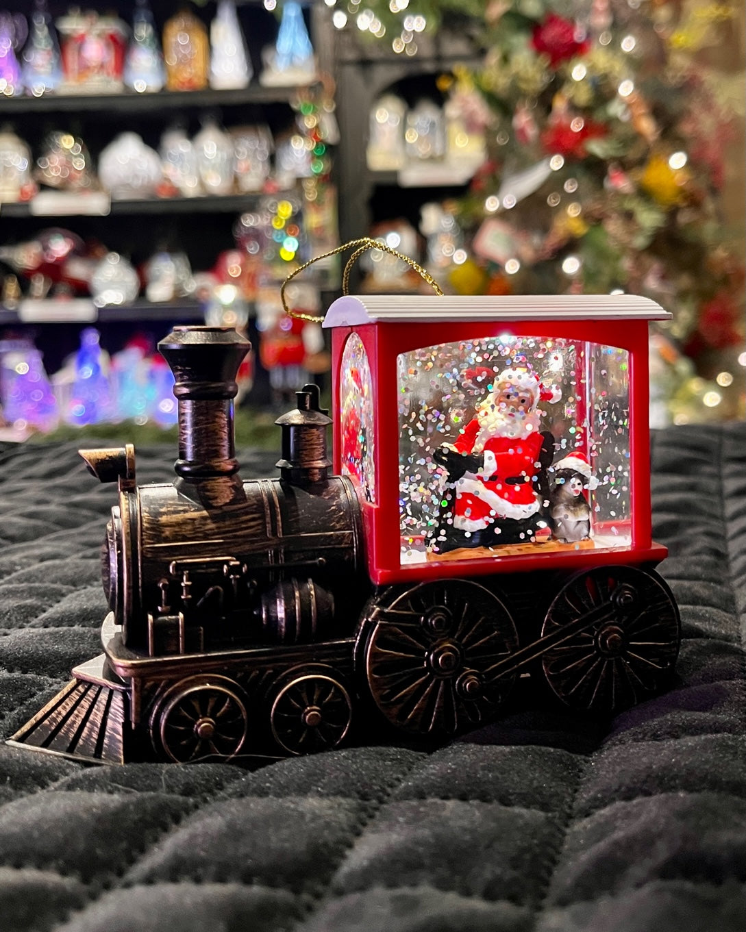 LED MINI SNOWGLOBE - TRAIN XAC479