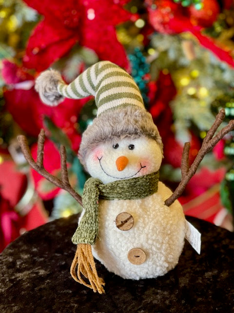 GREEM STRIPED HAT SNOWMAN XX9691
