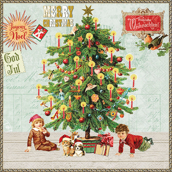 UNDER THE CHRISTMAS TREE 20 PACK LUNCHEON NAPKINS 33320130