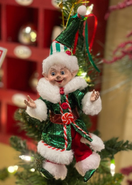 SHINY BRITE GREEN COAT MINI ELF 4502425