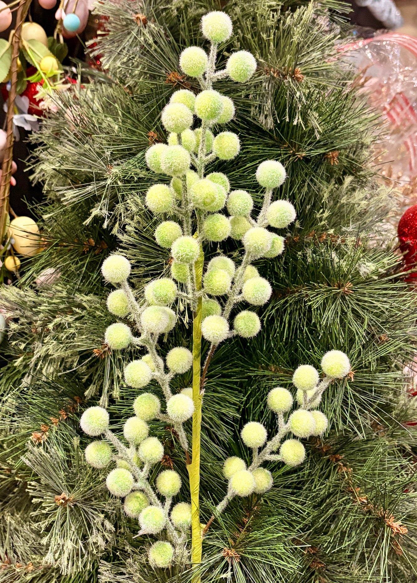 MINT FROSTY EASTER BERRY LARGE SPRAY EA62867