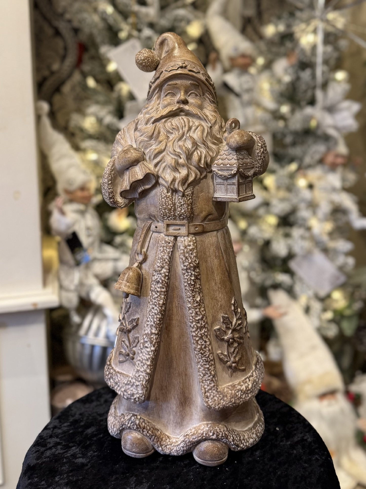 WOOD LOOK RUSTIC SANTA 4512281